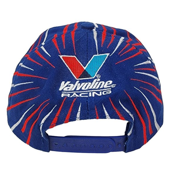 Mark Martin #6 Vintage 90s NASCAR Racing Hat Snapback Shatter Splash Valvoline - Picture 3 of 7